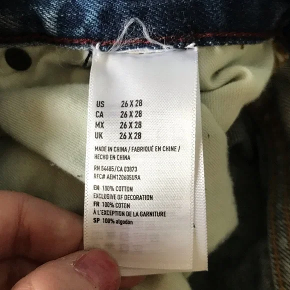 American Eagle Outfitters Slim Selvedge Jeans 1396 - Picture 4 of 12